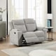 image 6 of Orka 2 Seater Manual Recliner Chenille Fabric Sofa Grey