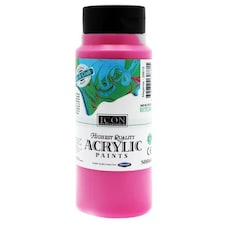 Magenta Acrylic Paint 500ml by Icon Art