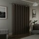 image 5 of Austin Natural Blackout Curtains 90 x 72 inch (229 x 183 cm) 100% Blackout Eyelet Thermal Noise Reducing Curtains for Bedroom and Living Room