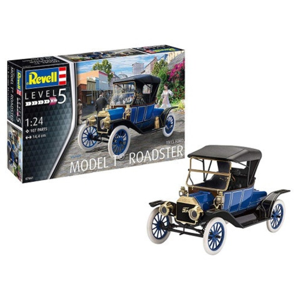image 1 of Revell 7661 1:24 Ford T Roadster (1913) Plastic Model Kit