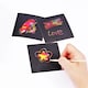 image 2 of Pack of 100 Sheets Creative Scratch Painting Art Paper For Kids 9 x 9cm