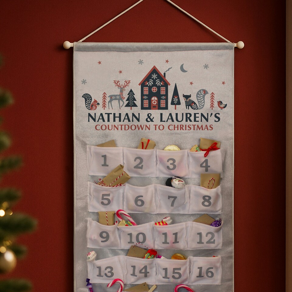 image 1 of Personalised Christmas Home Advent Calendar