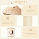 image 10 of PawHut Wall-Mounted Cat Tree Shelter with Cat House, Bed Beige
