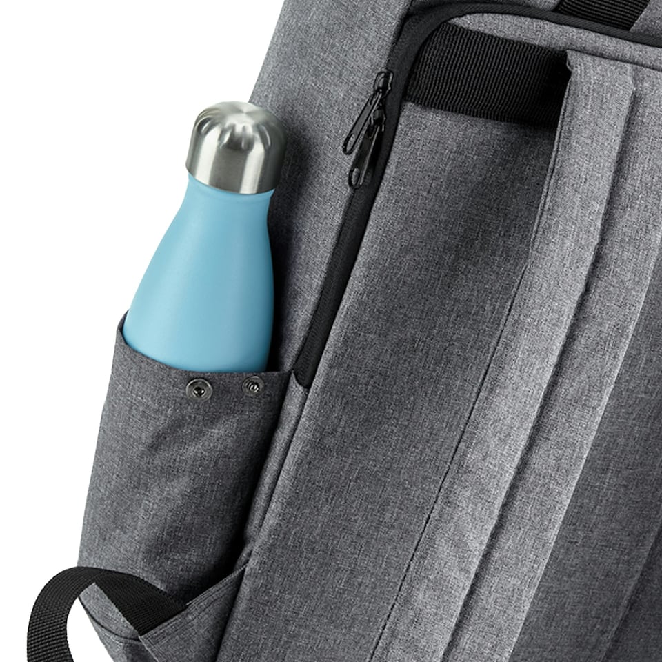 image 1 of Bagbase Roll Top Twin Handle Laptop Bag - Grey Marl - One Size