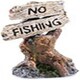 image 4 of Classic Petblis No Fishing Ornament 8cm