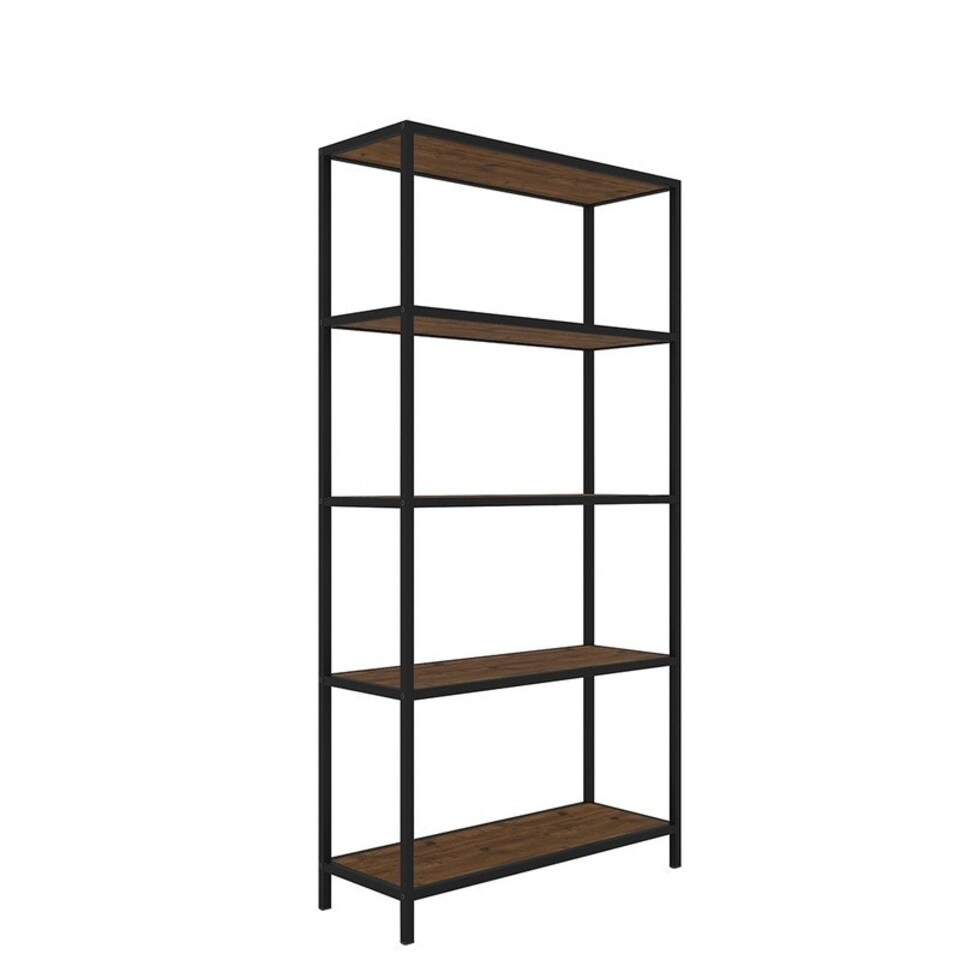 image 1 of Ealing Bookcase - Pine - L36 x W80 x H160 cm - Vintage Pine Brown