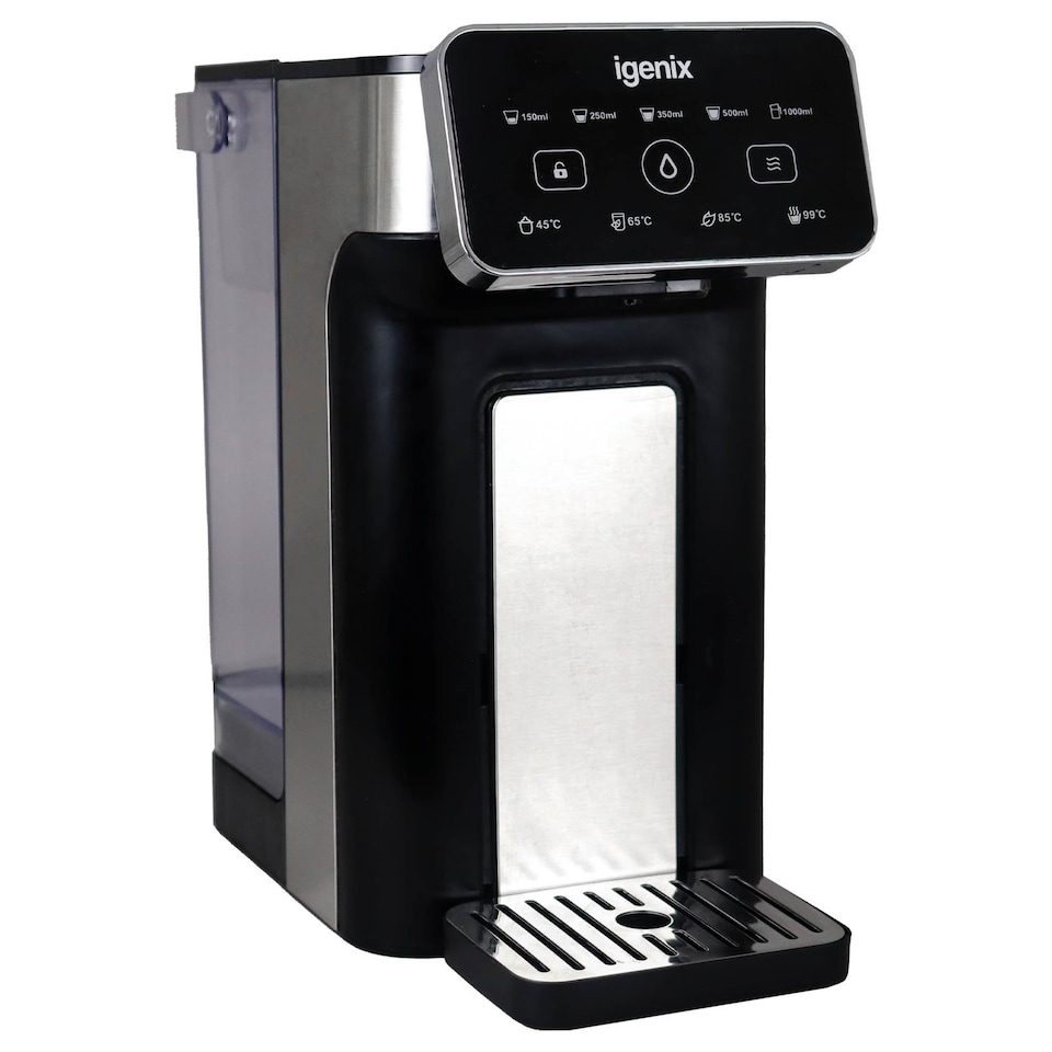 Igenix Instant Hot Water Dispenser, 3L Tank, Energy Efficient Rapid Water Boil