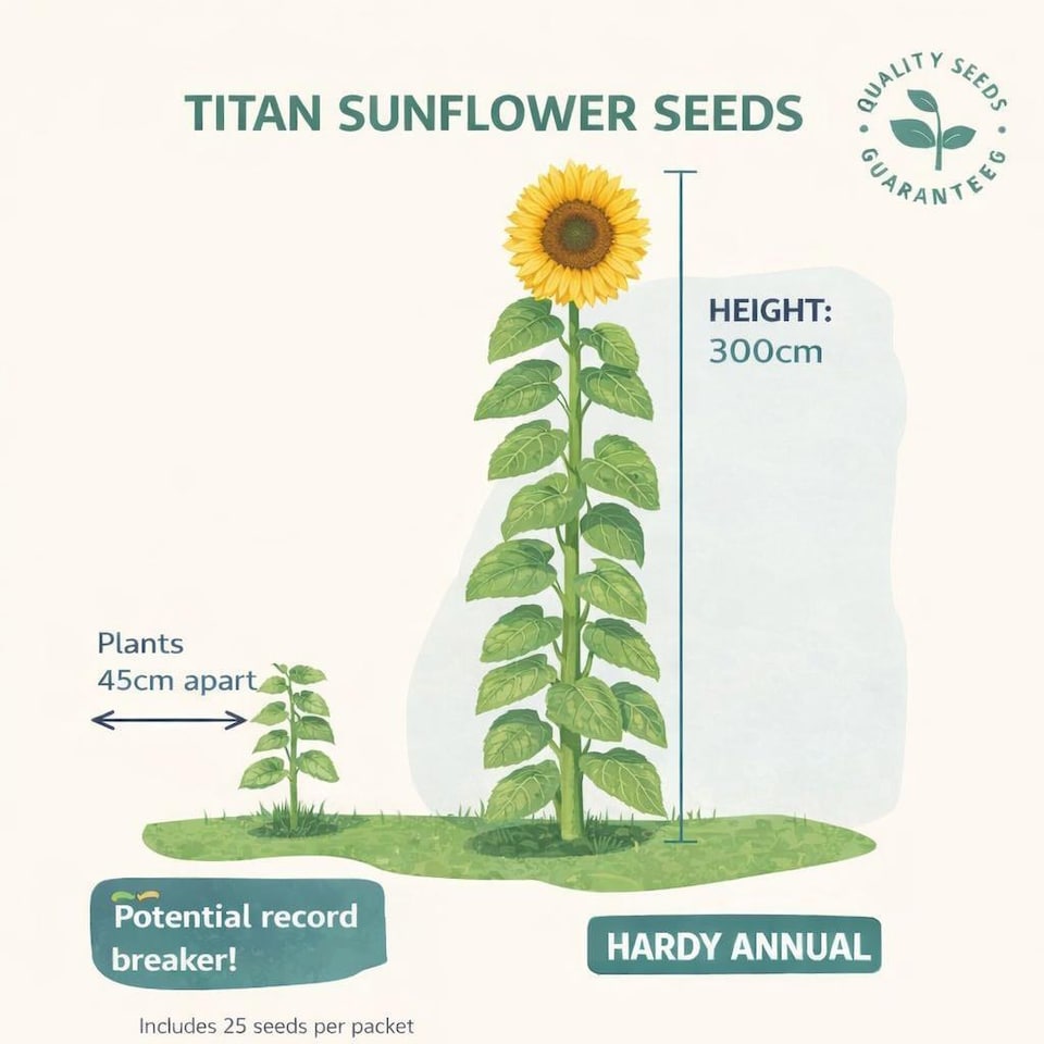 image 1 of Fothergills Premium Sunflower Seeds - Titan