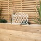 image 2 of 27cm White Plastic Garden Patio Lawn Border Fence Edging