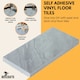 image 6 of NOVECRAFTO Vinyl Floor Tiles Self Adhesive – 12x24in Peel and Stick Waterproof Rectangular Flooring for Kitchen & Bathroom – Grey White Marble Effect Grey | 3.71 sqm
