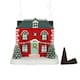 image 1 of Red Christmas House Incense Cone Burner