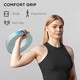 image 3 of SPORTNOW Kettlebell for Weight Lifting and Strength Training Grey | 6