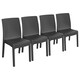 image 1 of Harbour Housewares Nilufer Rattan Effect Garden Dining Chairs - Pack of 4