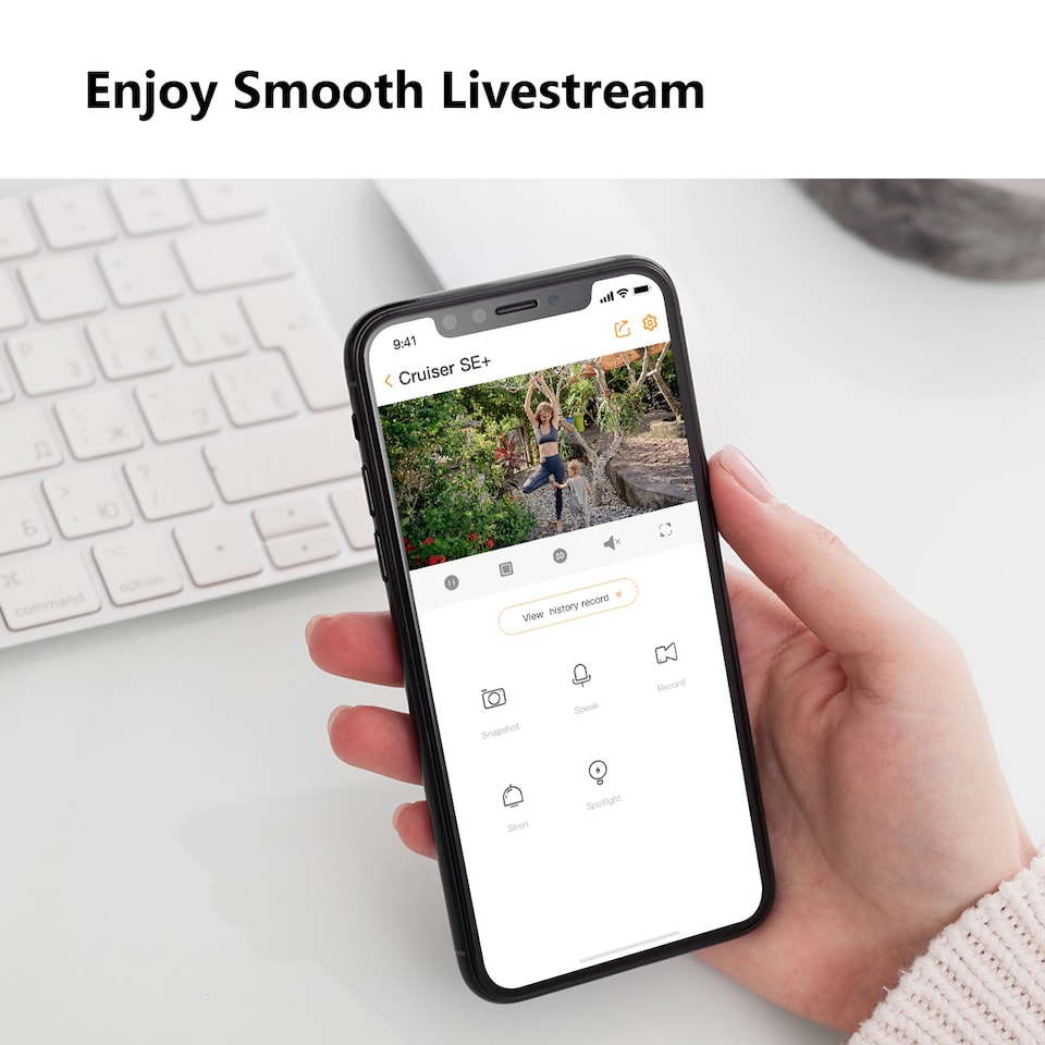 image 1 of IMOU Cruiser SE+ 2MP Cam WHT- Outdoor Pan & Tilt Smart Wi-Fi Plug-In Security Camera