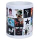 image 2 of David Bowie Album Collage 315ml Mug - Multicoloured - One Size