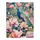 image 3 of Peacock ird Cherry Blossom Flower Tree Home Decor Black Framed Wall Art Print A4