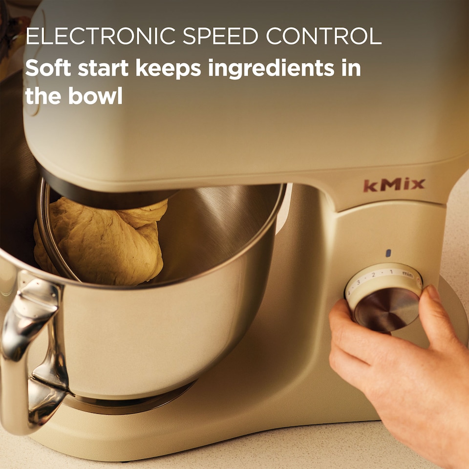 image 1 of Kenwood 1000w 5L kMIx Stand Mixer Calm Cream