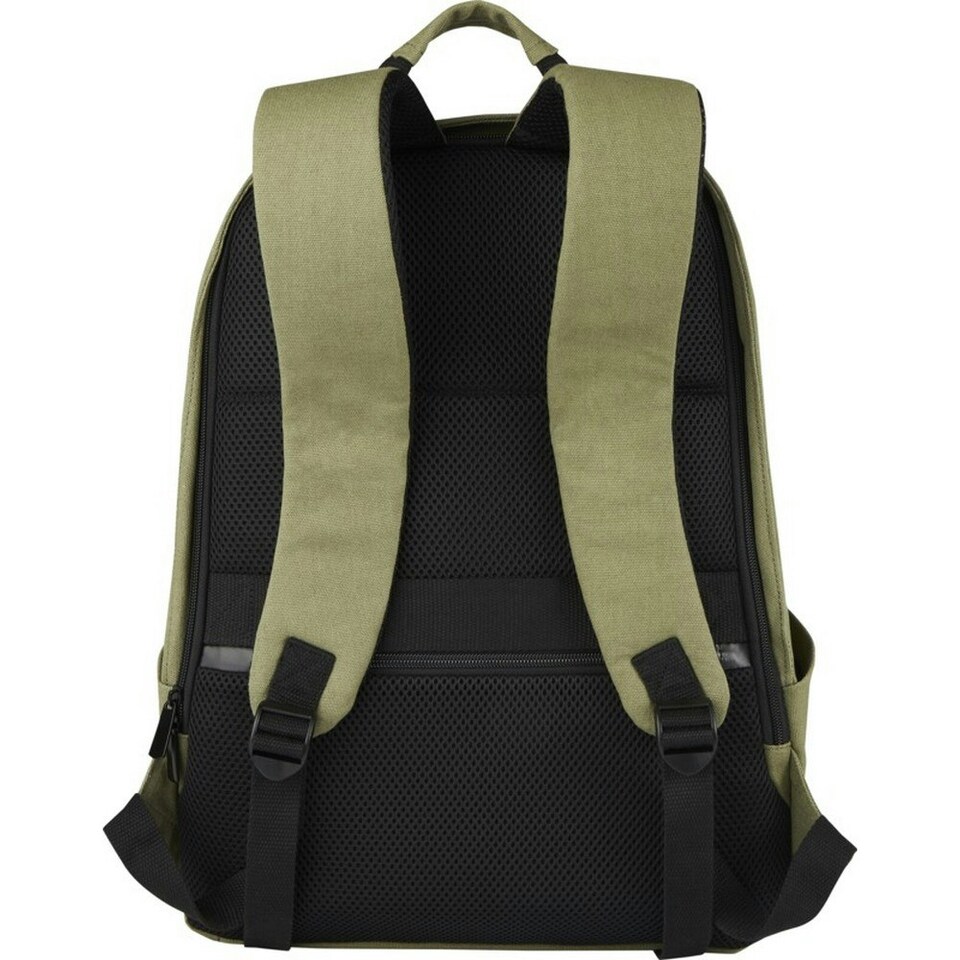 image 1 of Joey Canvas Anti-Theft 18L Laptop Backpack - Olive - One Size