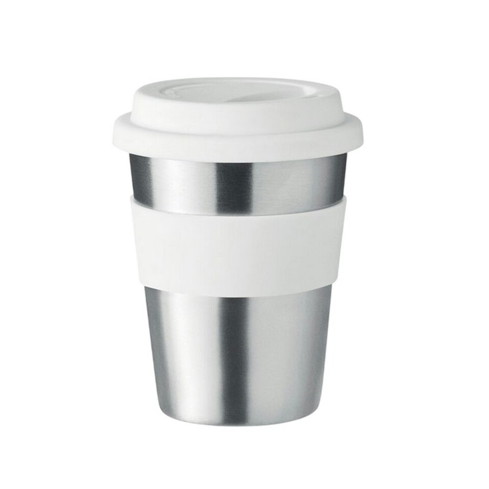 image 1 of MidOcean Irmug Stainless Steel 350ml Tumbler - White - One Size White