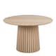 image 2 of Christo Round Dining Table in White Oak