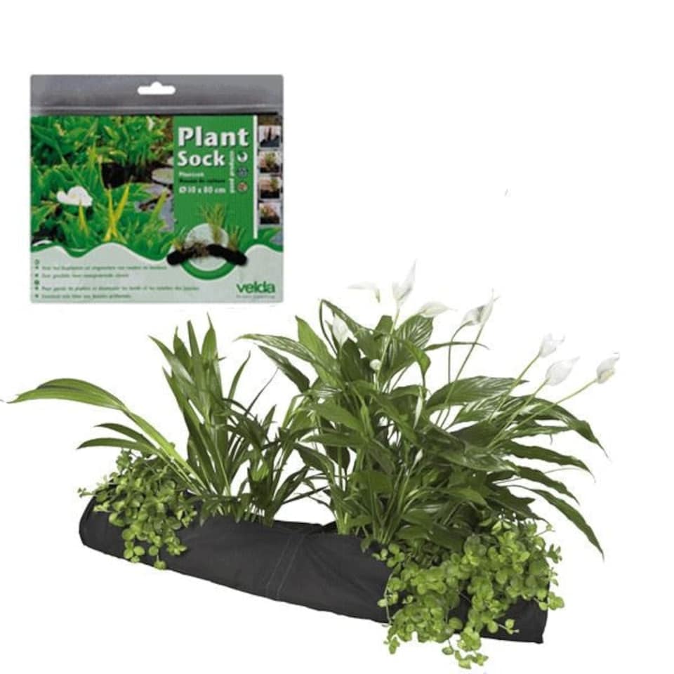 Velda Plant Sock 15 x 80cm for Ponds Black