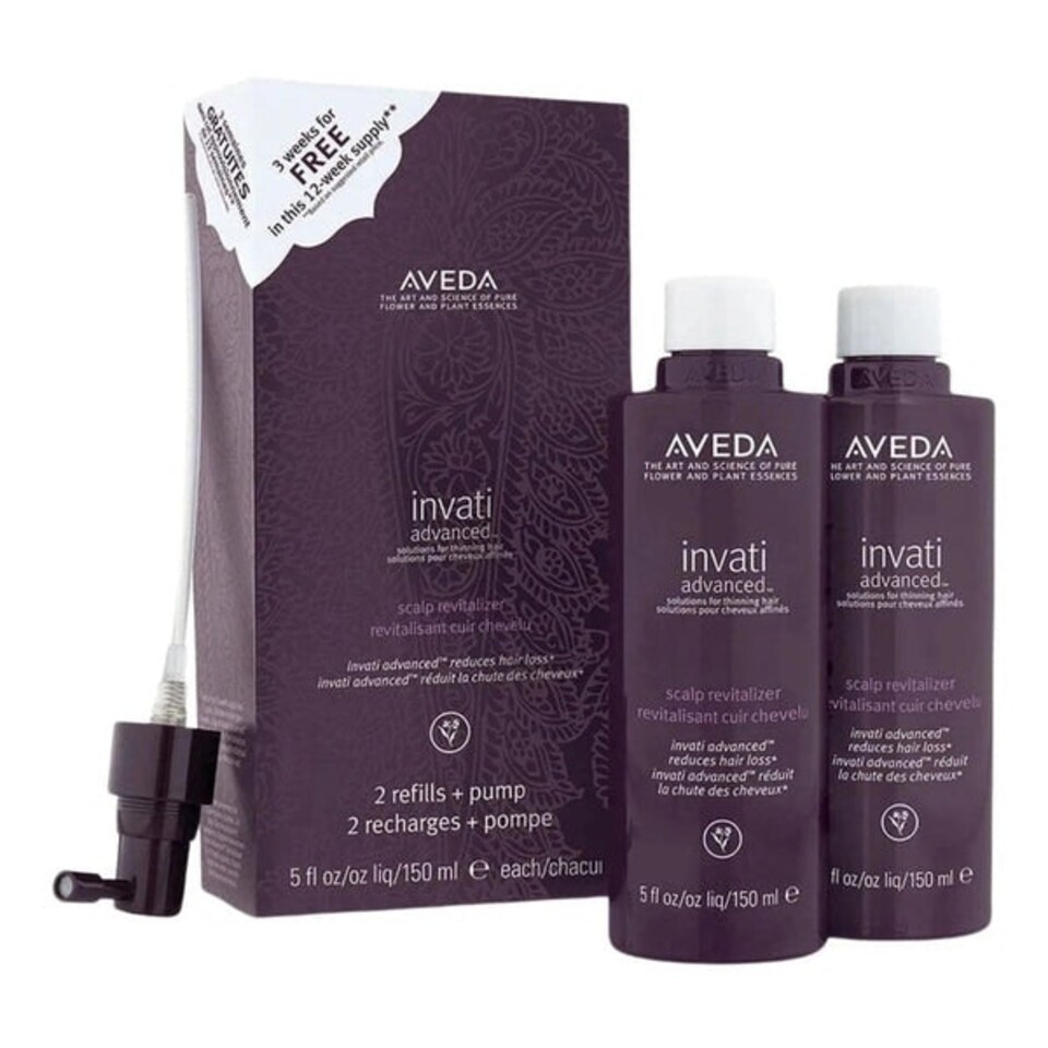image 1 of Aveda Invati Advanced? Scalp Revitalizer 2 x 150ml Refill + Pump