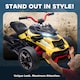 image 7 of AIYAPLAY Kids Electric Ride On Car, 12V Battery Powered Ride On ATV with MP3 Player, Horn, 2 Speeds, LED Lights, 3 Wheeler Electric Vehicle Toy Car for Boys & Girls Ages 3-8 | Yellow