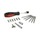 image 3 of Screwdriver Bit Tool Set Hex Spline Star Pozi Phillips Torx Short And Deep 75pc