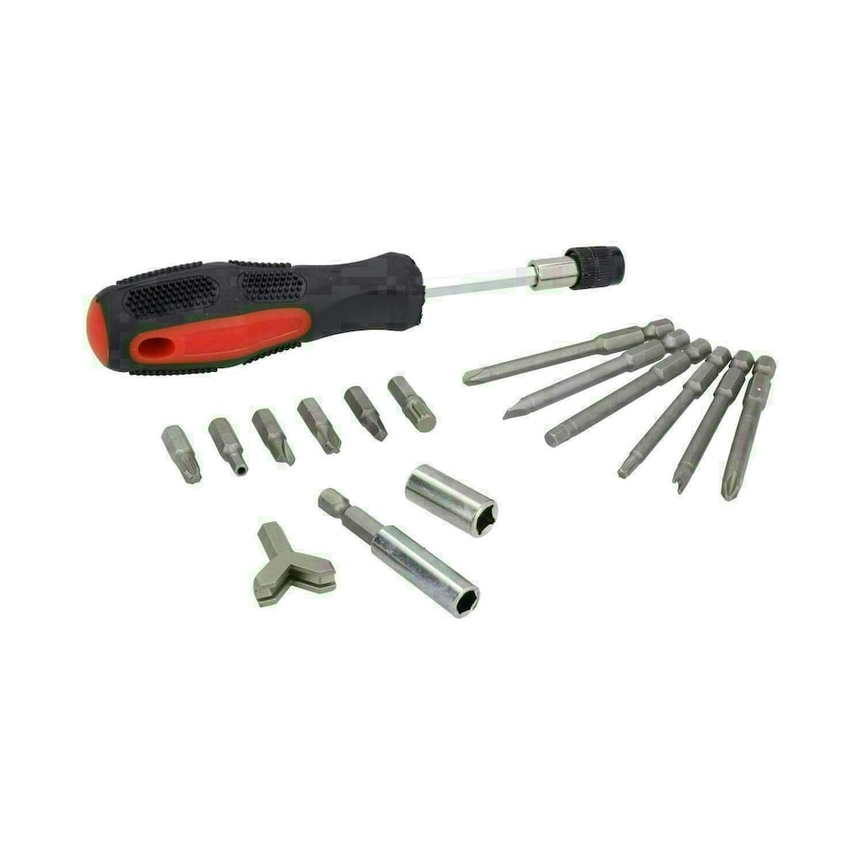 image 1 of Screwdriver Bit Tool Set Hex Spline Star Pozi Phillips Torx Short And Deep 75pc