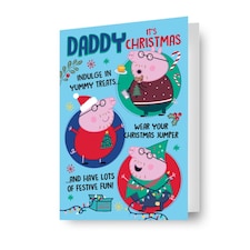 Peppa Pig Daddy Christmas Card