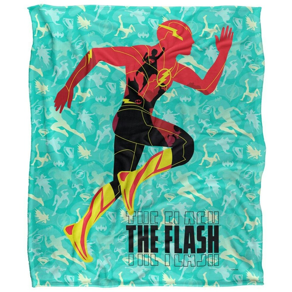 image 1 of The Flash Silhouette Blanket - Multicoloured - One Size