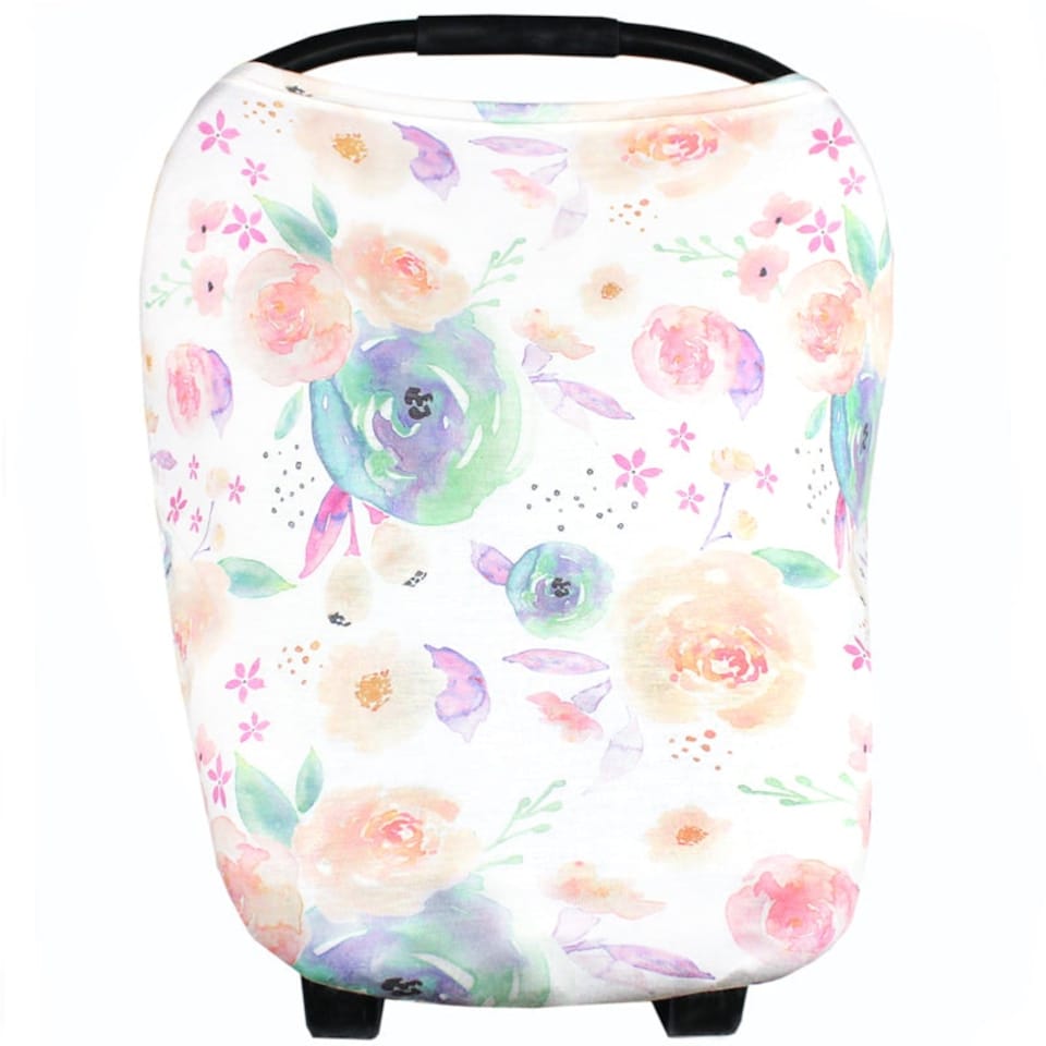image 1 of Copper Pearl Nursing & Car Seat Cover Bloom