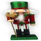 image 7 of 25cm Red & Green Wooden Nutcrackers - 4-Piece Set