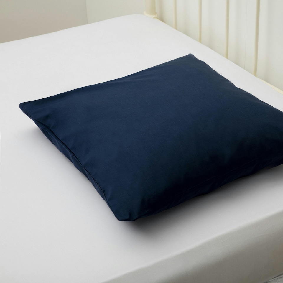 Belledorm Easycare Percale Continental Pillowcase - Navy - One Size