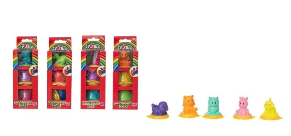 image 1 of Pack of 2 Yudu 2 Oz Dough Pots With Character