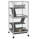 image 6 of PawHut Rolling Small Animal Cage for Chinchillas Ferrets Kittens W/ Ramp Grey