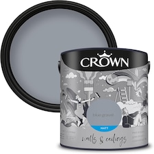 Crown Matt Emulsion Paint - Blue Gravel - 2.5L