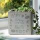 image 5 of Personalised Pumpkin Concrete Plant Pot Grey