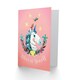 image 2 of Unicorn Believe Yourself Laurel Kids Birthday Child Kids Card