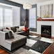 image 7 of Modern Three Ring Chrome Pendant Lighting Shade with Transparent Acrylic Prisms | Chrome | Chrome | 1