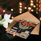 image 4 of Red Tulip Bouquet China Tea Set Vintage Her Birthday Card