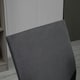image 8 of Vinsetto Home Office Linen Chair Swivel Computer Desk Task Chair, Dark Grey