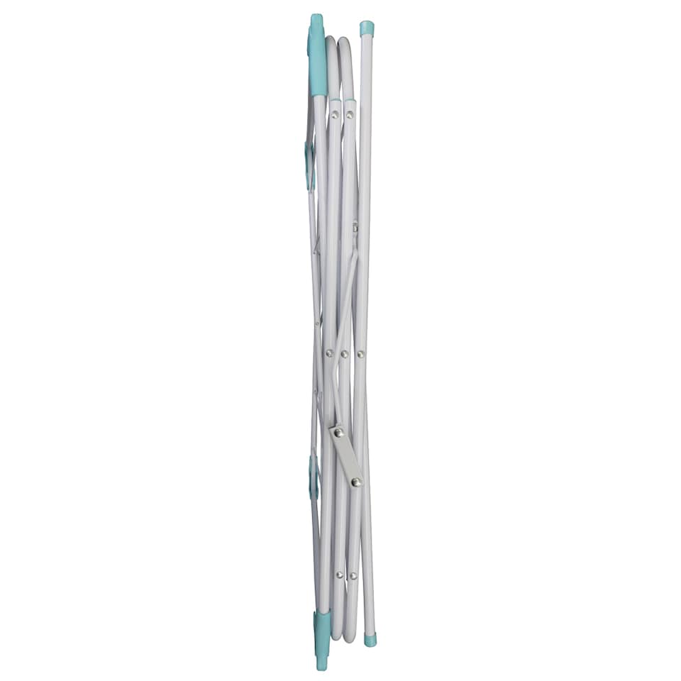 image 1 of JVL 3 Tier Airer with Oval Sock Dryer, Stainless Steel, White, Medium