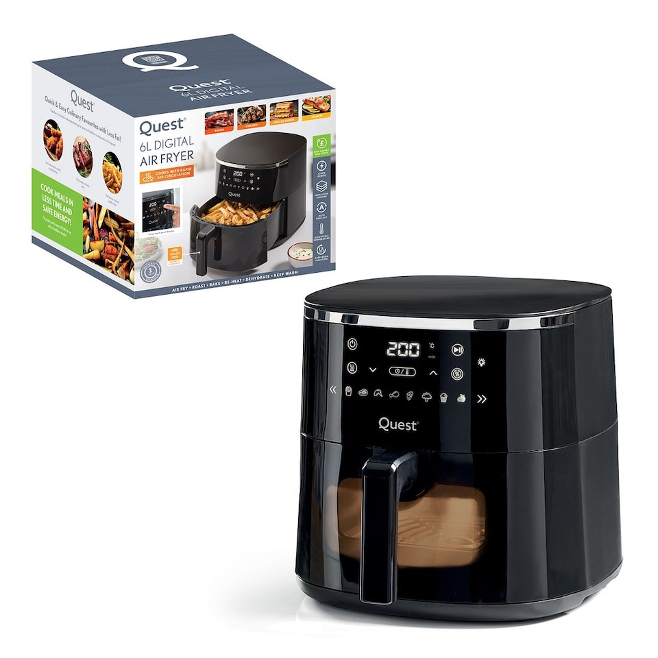 image 1 of Quest Digital Air Fryer / 6 Litre Capacity