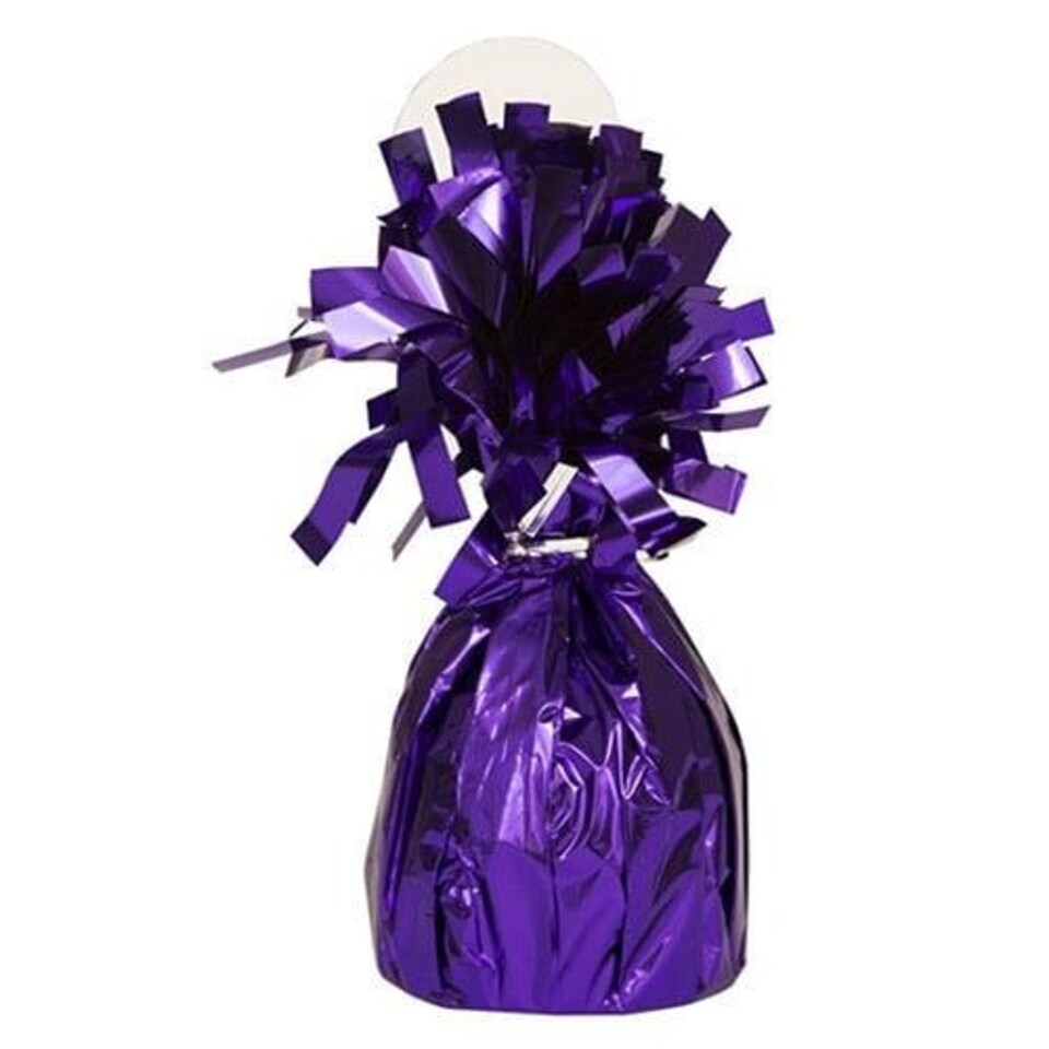 image 1 of Purple Foil Balloon Weight 195g Purple