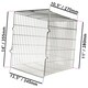 image 2 of SPARES2GO Universal Rectangular Terminal Flue Guard Non-Condensing Oil Boiler (11" x 11" x 10.5")