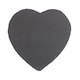 image 2 of Red Hamper SL005 Slate Heart-Shaped Slate Cheese Board | Brown | Brown | One Size