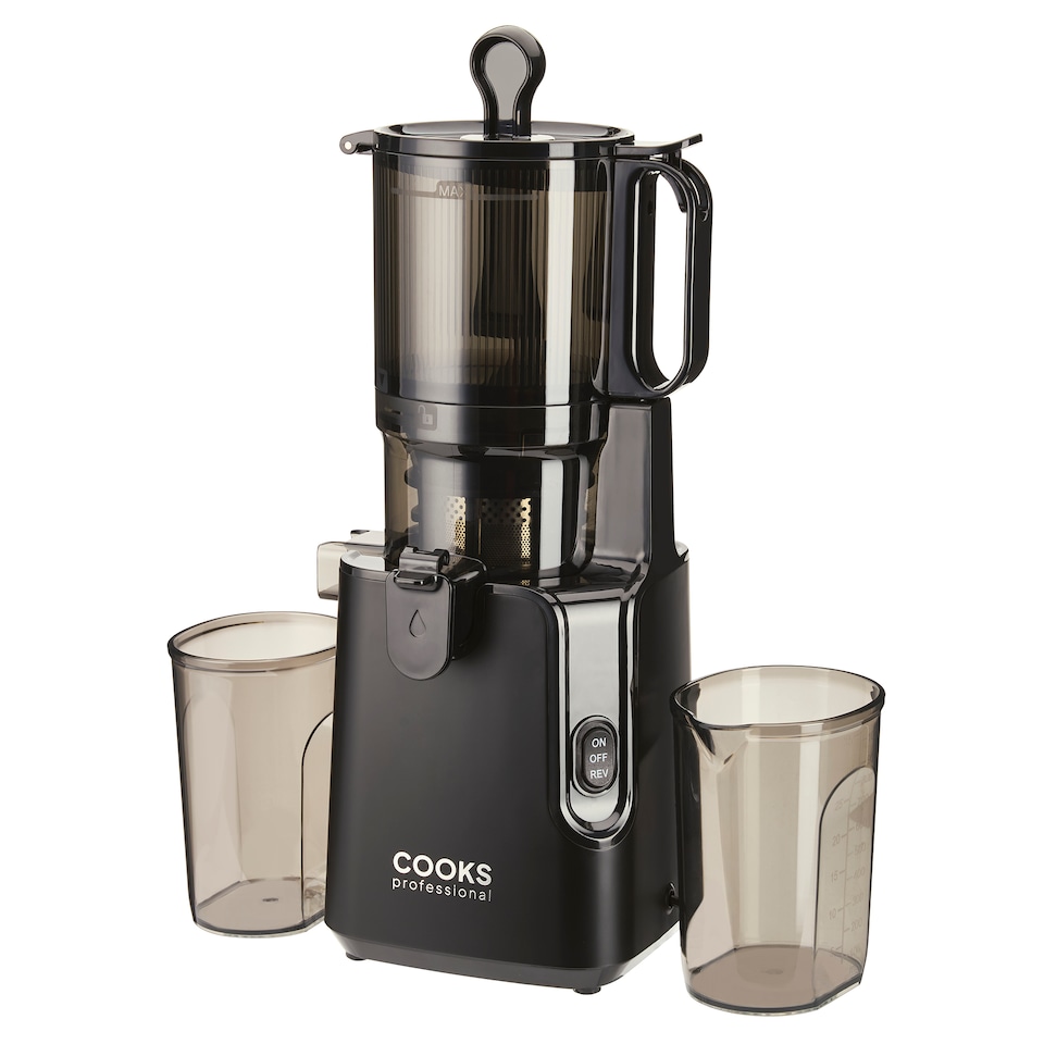 image 1 of Cooks Professional Cold Press Juicer with Wide Chute & 1.8L Hopper for Whole Fruit & Veg