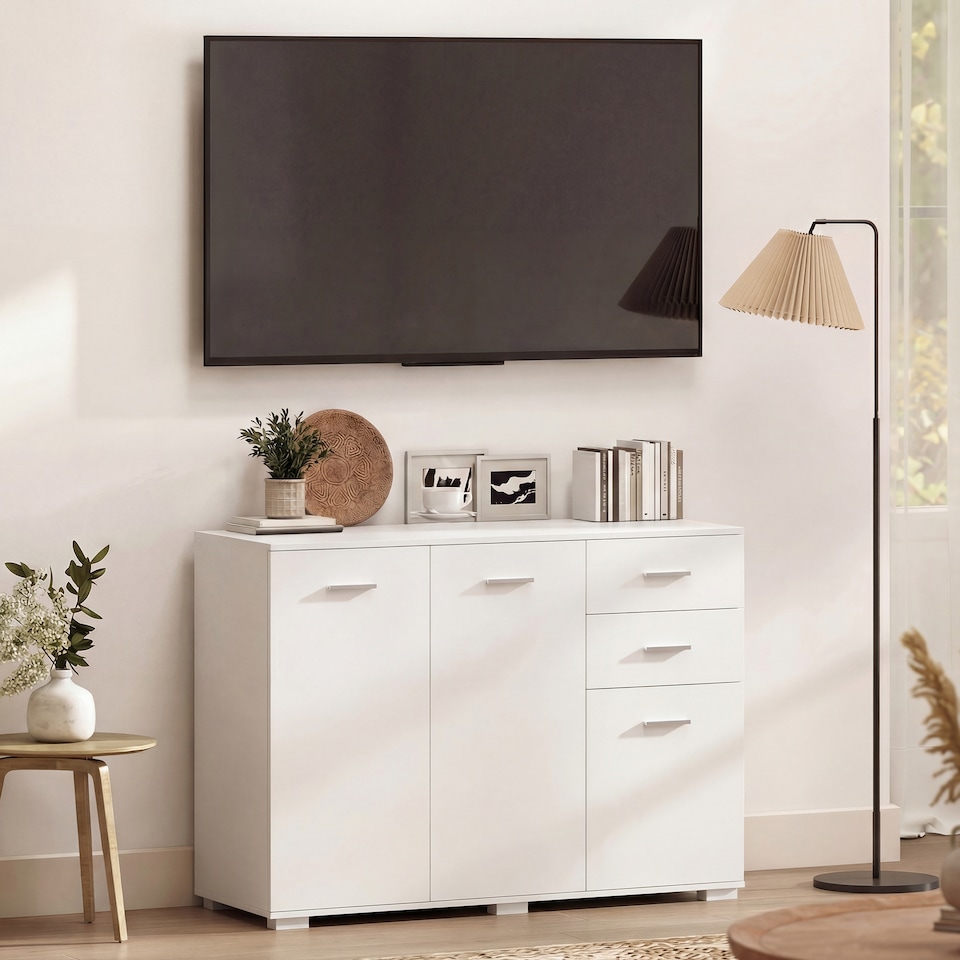 image 1 of HOMCOM Modern Sideboard Kitchen Storage Cabinet