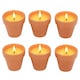 image 1 of Citronella Scented Candles Bug Mosquito Fly Repellent Indoor Garden Wax | Yellow | Set of 6 | 6